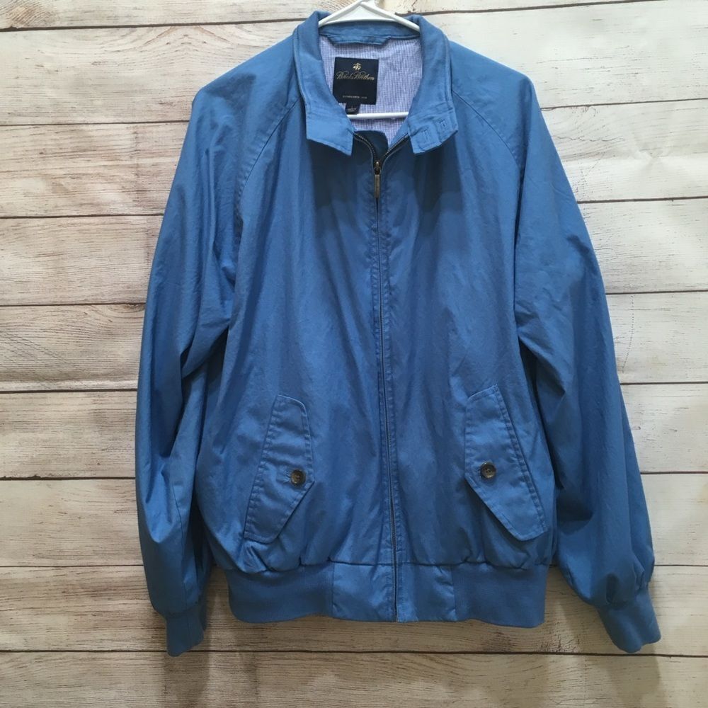 BROOKS BROTHERS LIGHTWEIGHT JACKET IN BLUE